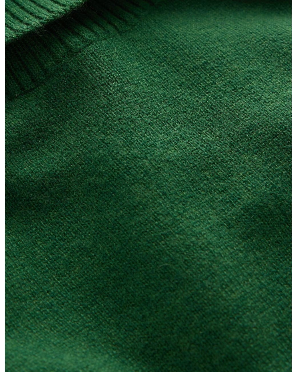 Boden Green Elsie Cashmere Roll Neck