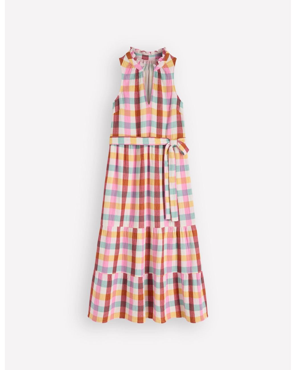 Boden Multicolor Viv Double Cloth Maxi Dress