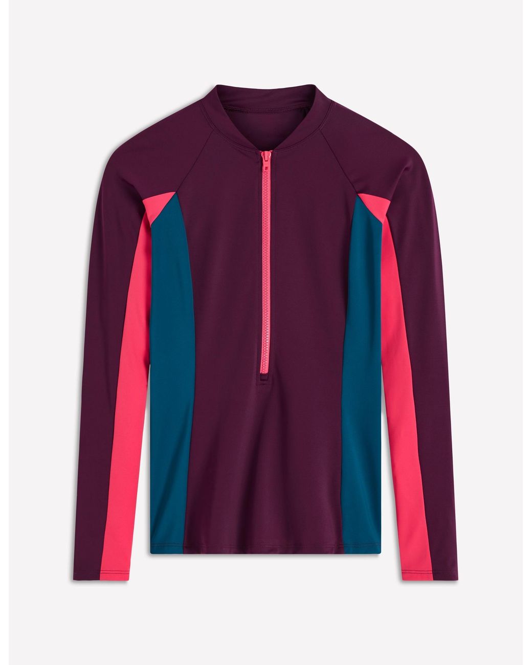 Boden Red Long Sleeve Rash Guard Top