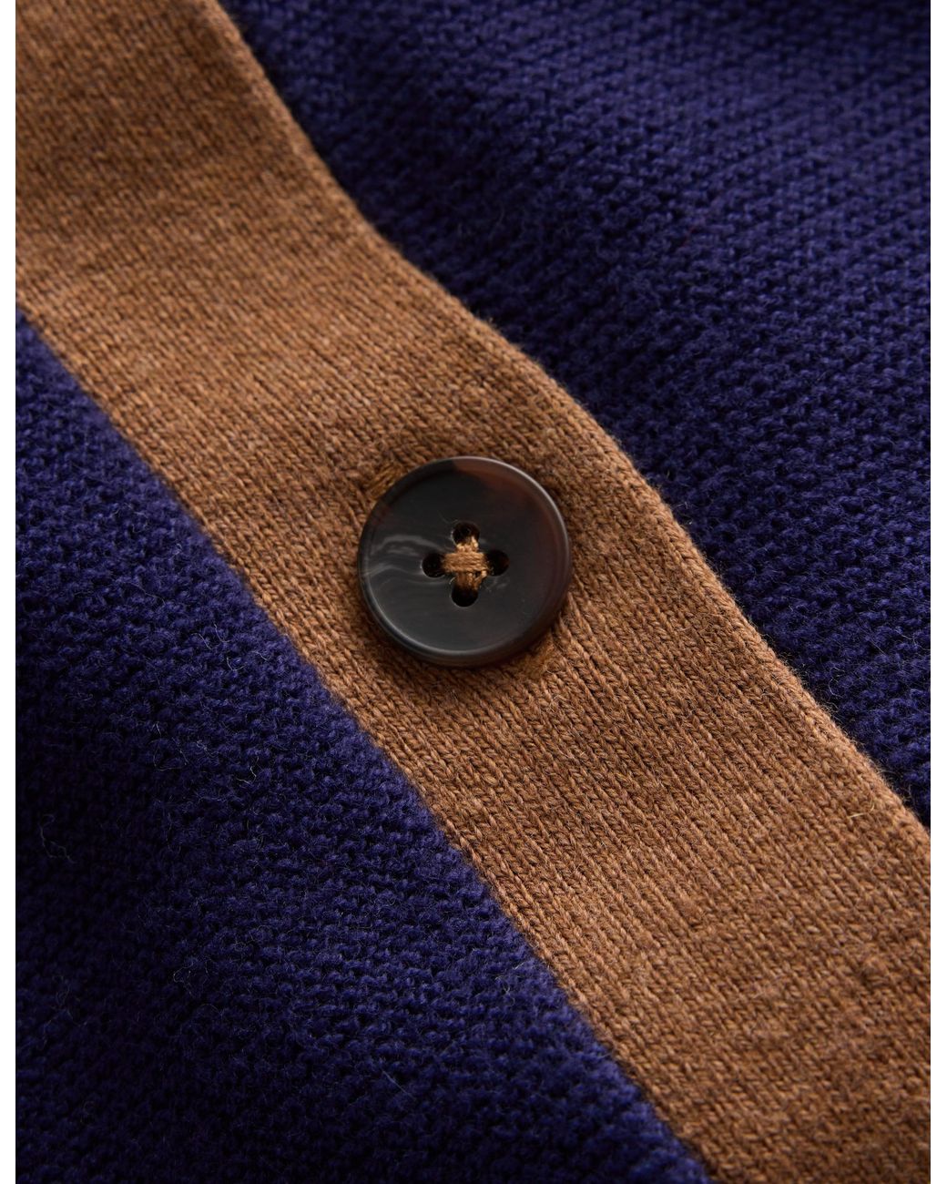 Boden Blue Grace Colour Block Cardigan