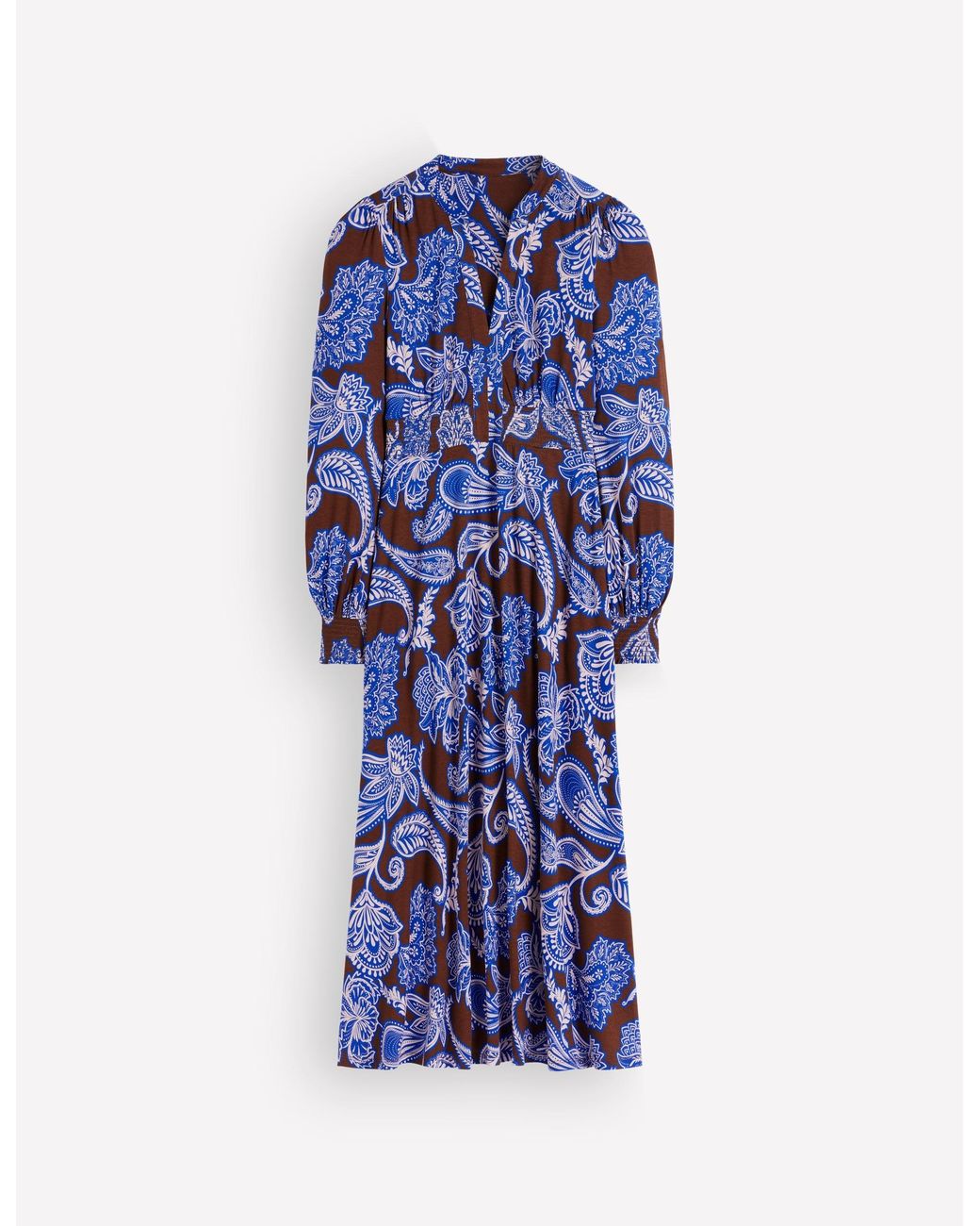 Boden Blue Georgia Jersey Midi Dress