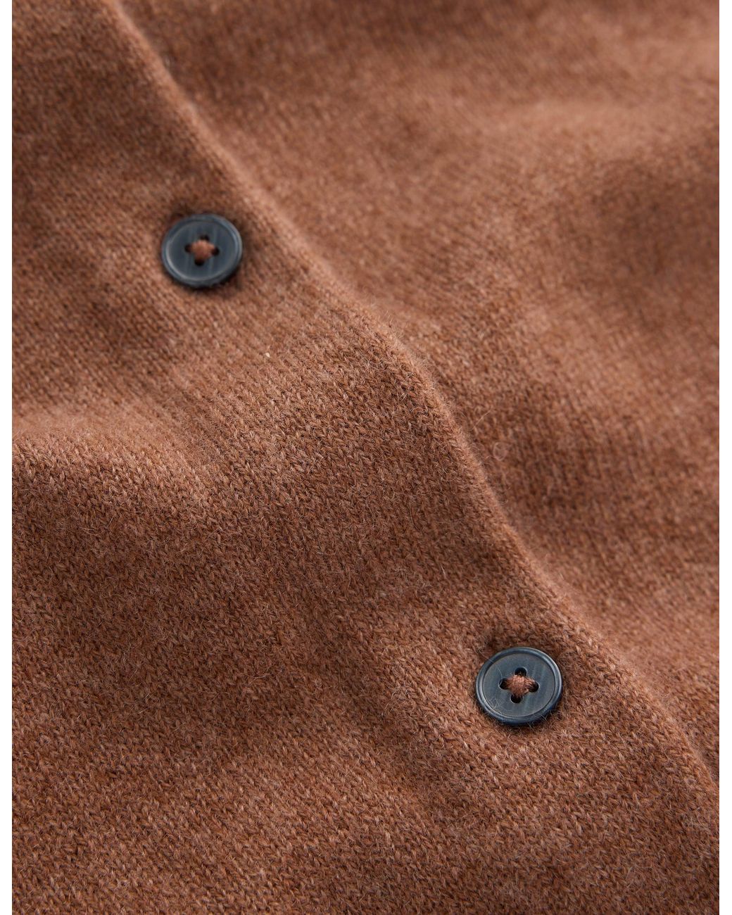 Boden Brown Elsie Cashmere Crew Cardigan