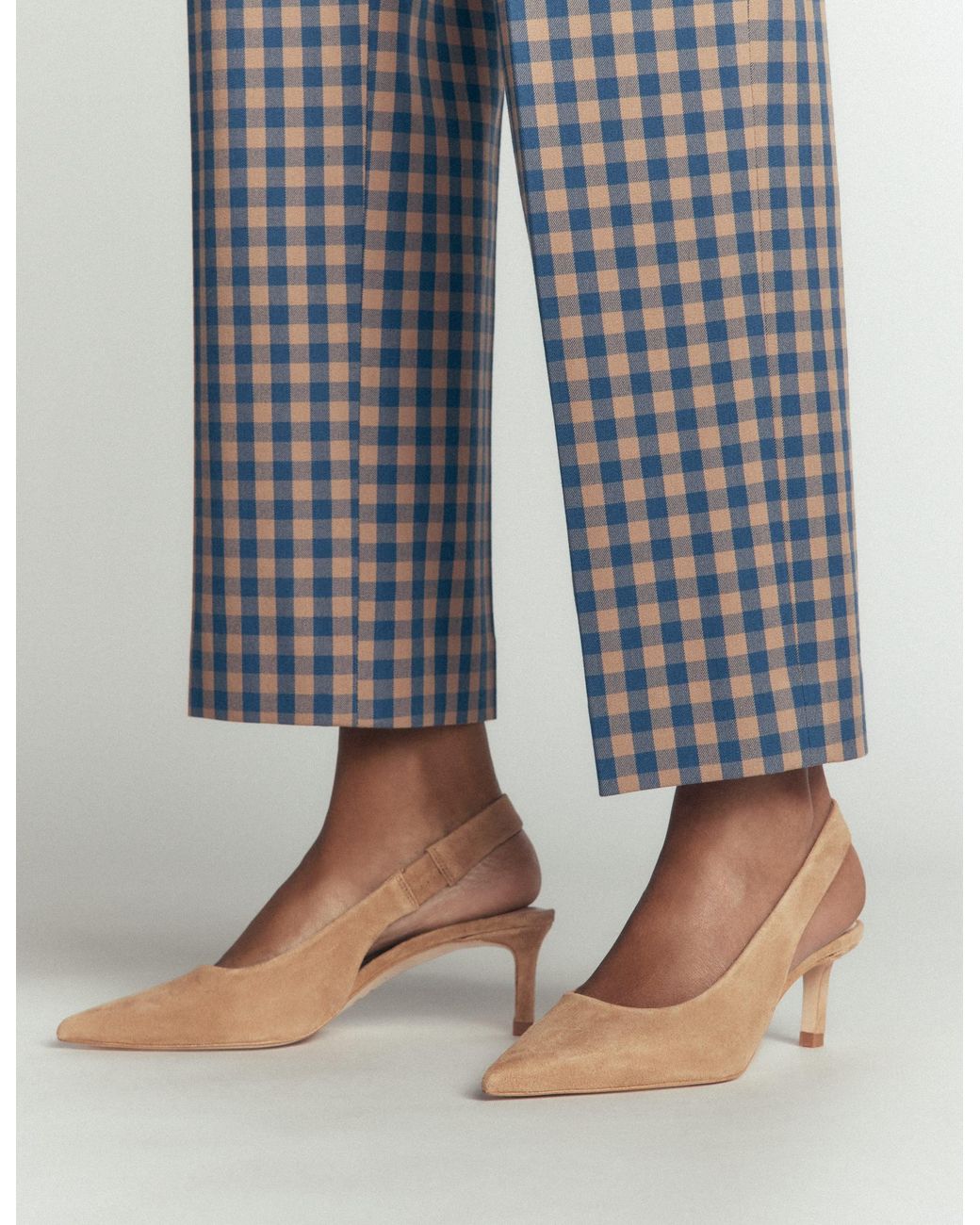 Boden Blue Hope Slingback Heels