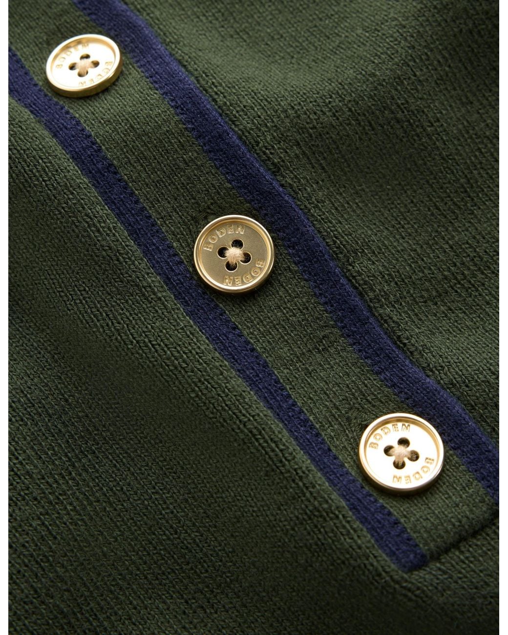 Boden Green Liz Henley Jumper