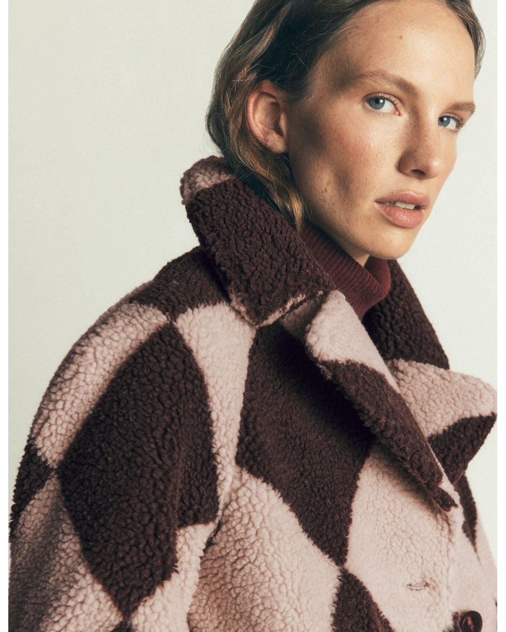 Boden Gray Cotswold Borg Coat