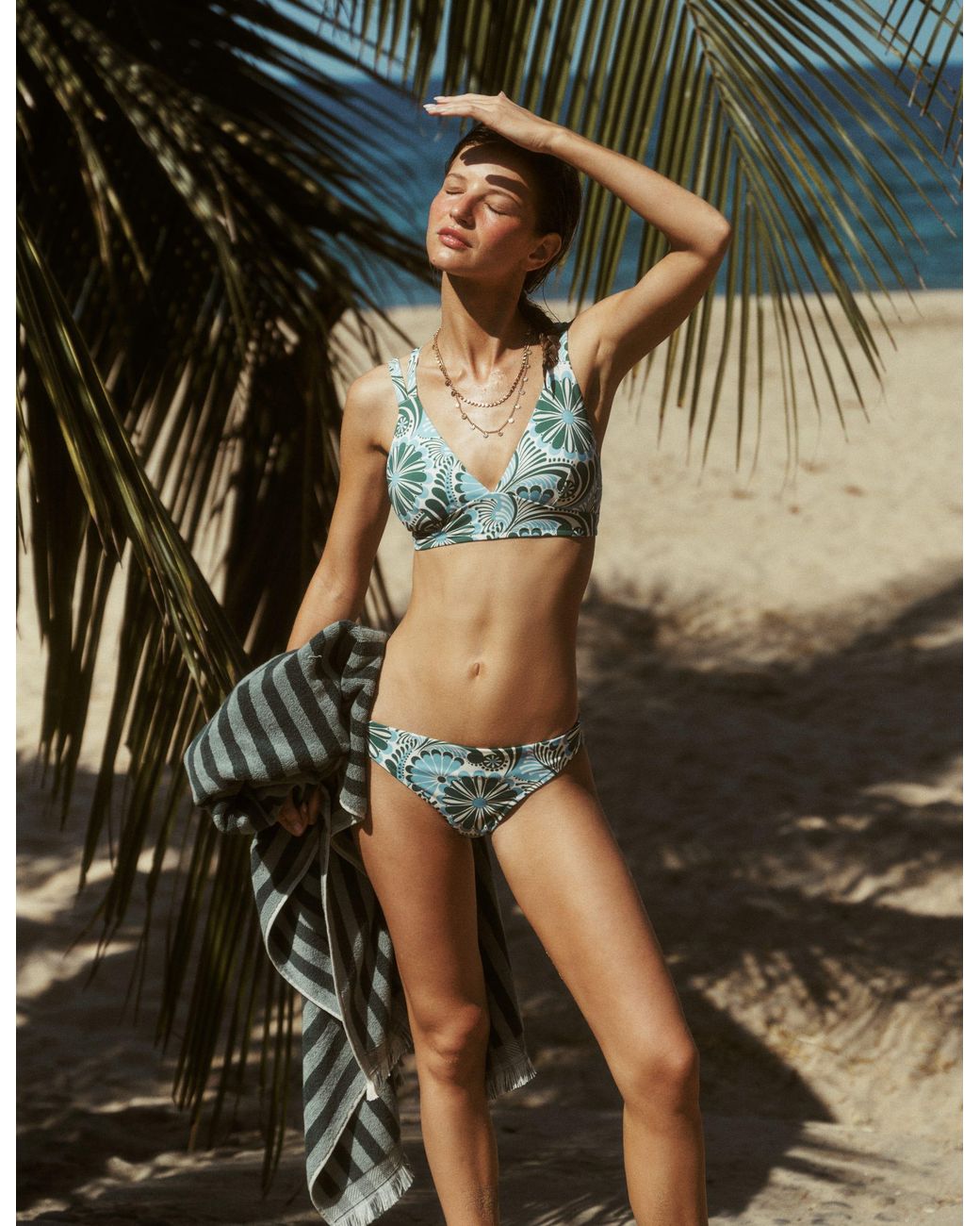 Boden Blue Arles Bikini Top