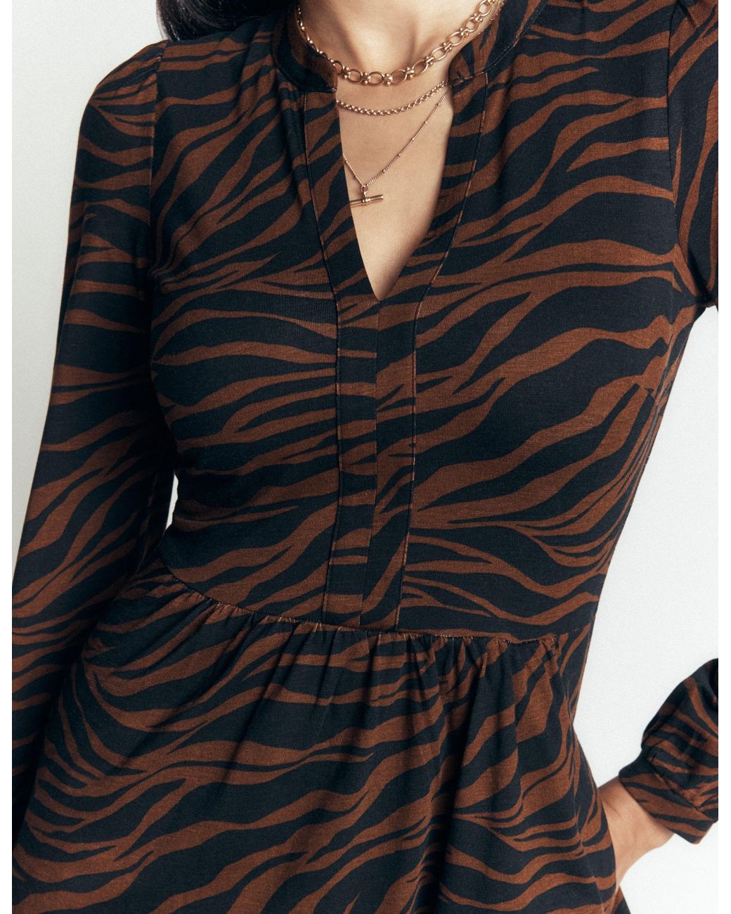 Boden Black Naomi Relaxed Jersey Dress