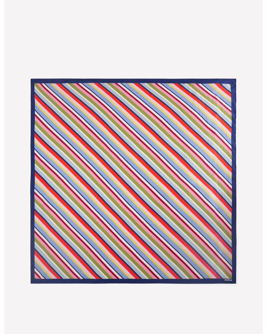 Boden Blue Elisabeth Large Silk Scarf