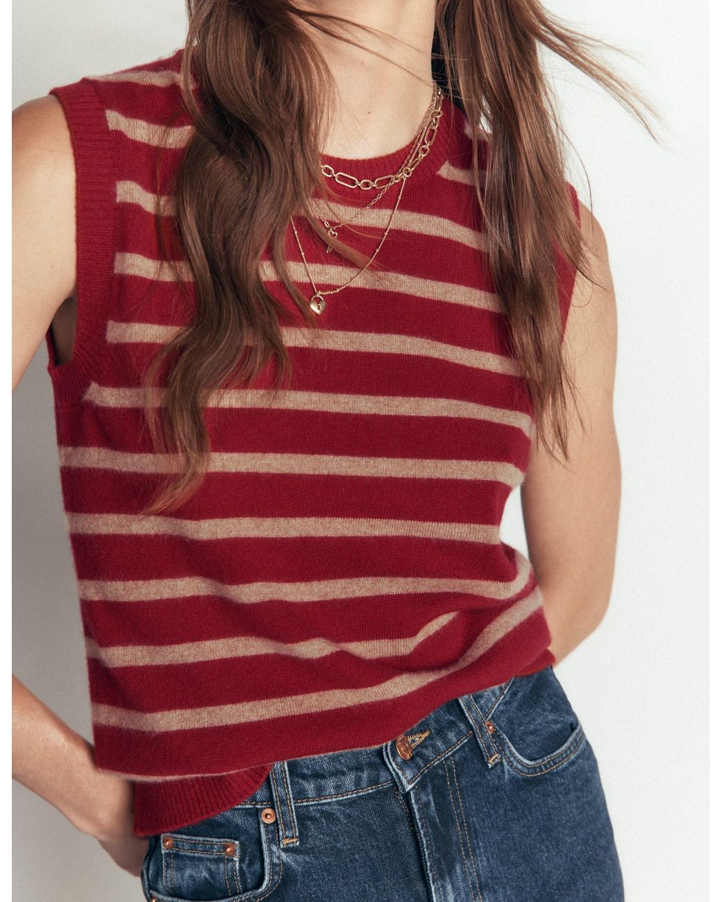 Boden Green Elsie Cashmere Tank