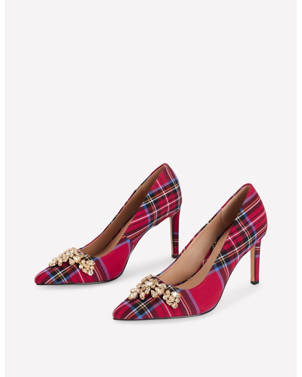 Boden Pink Embellished Court Shoes