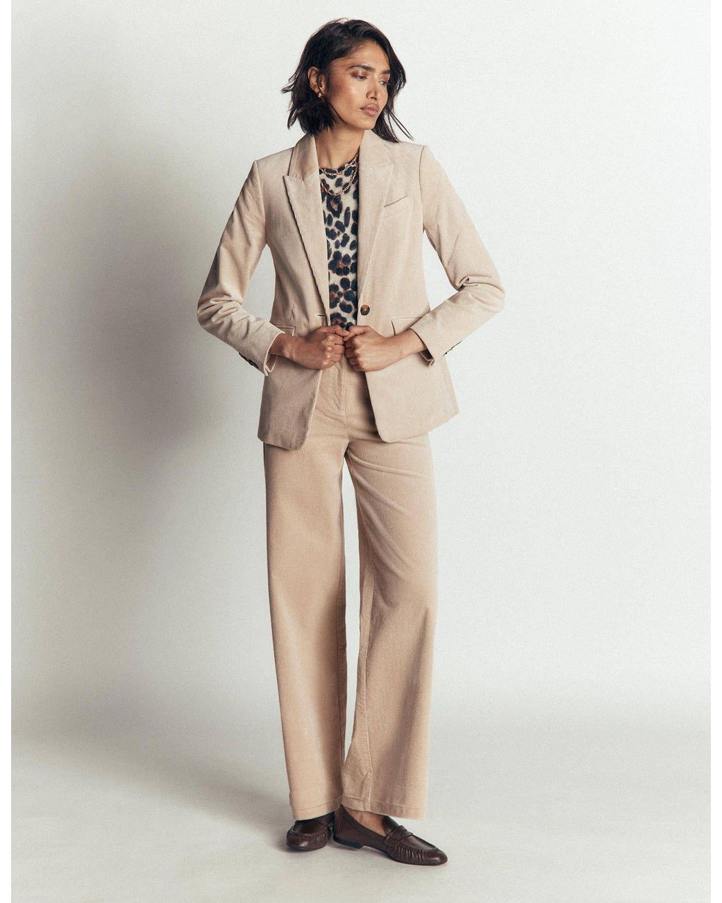 Boden Natural Belgravia Cord Pants