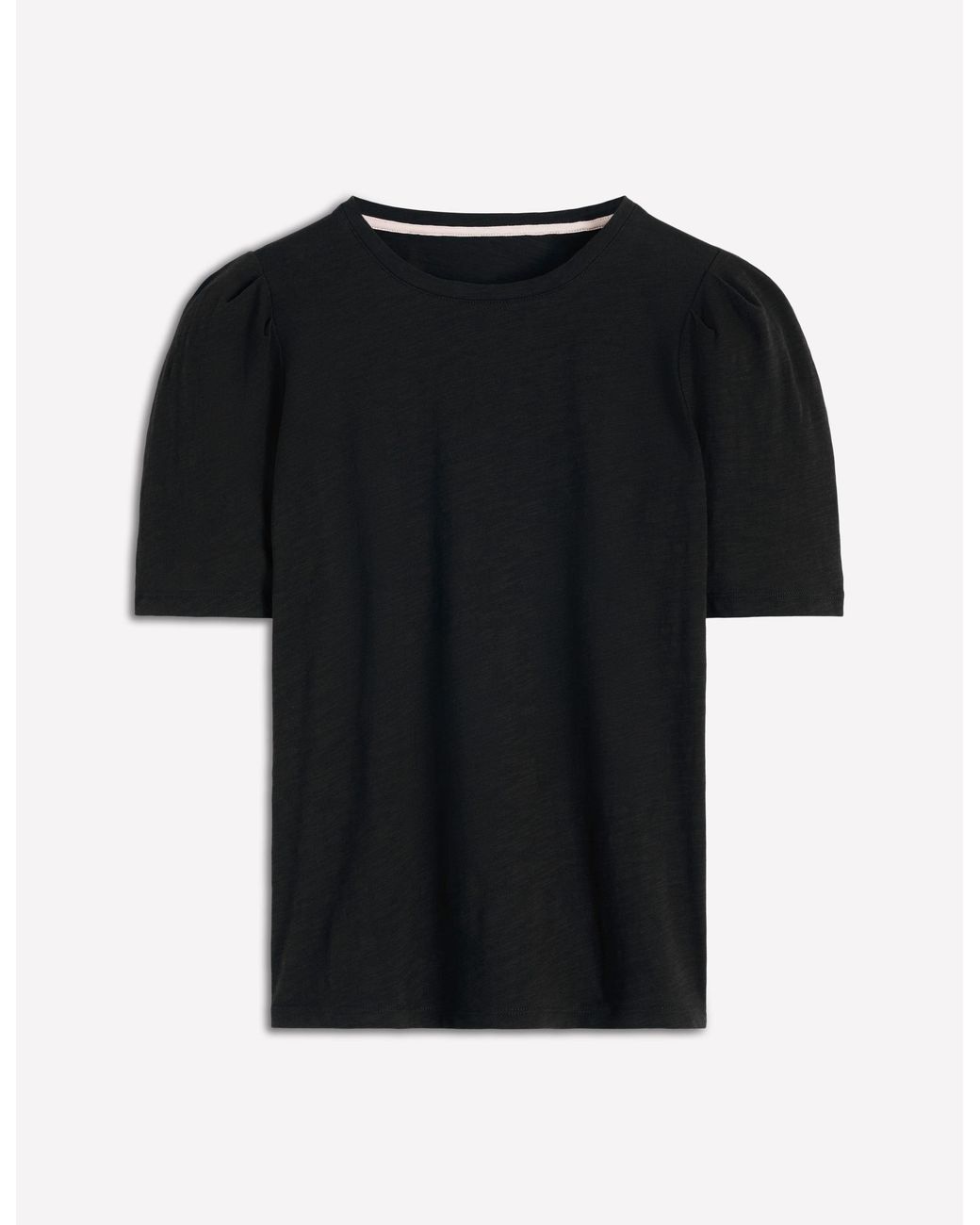 Boden Black Sophie Puff Sleeve T-Shirt
