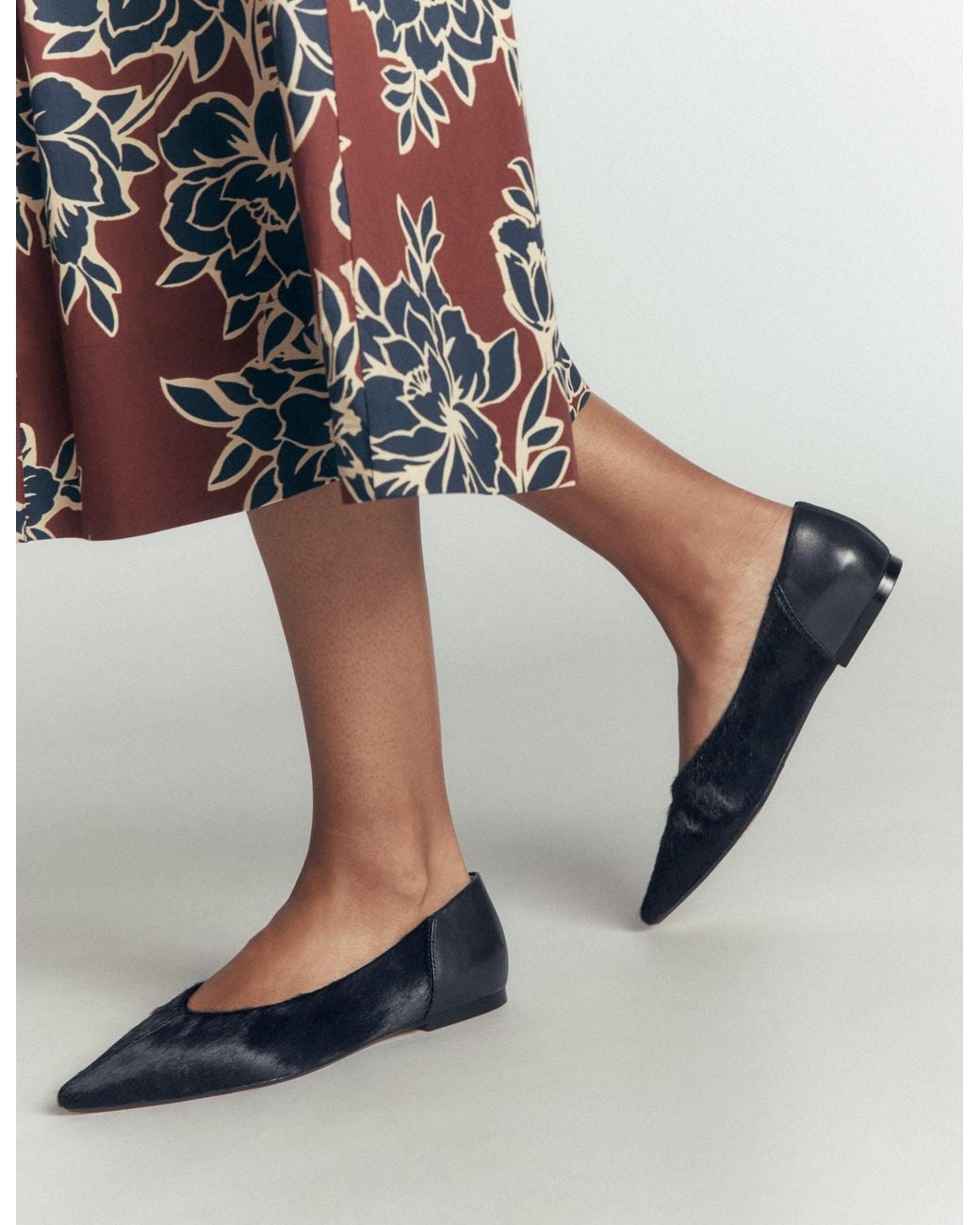 Boden Blue Nigella Pointed Toe Flats
