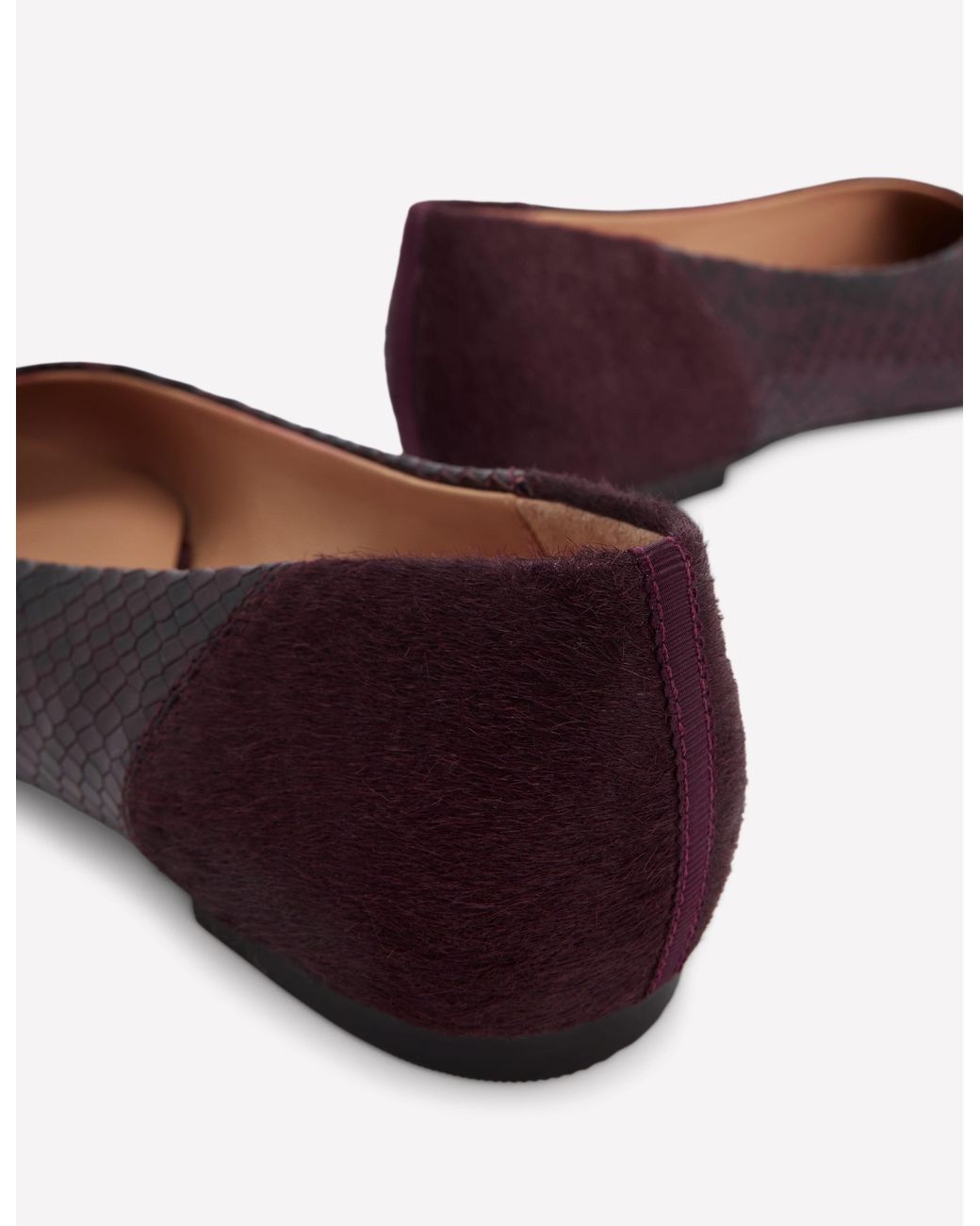 Boden Red Nigella Pointed Toe Flats