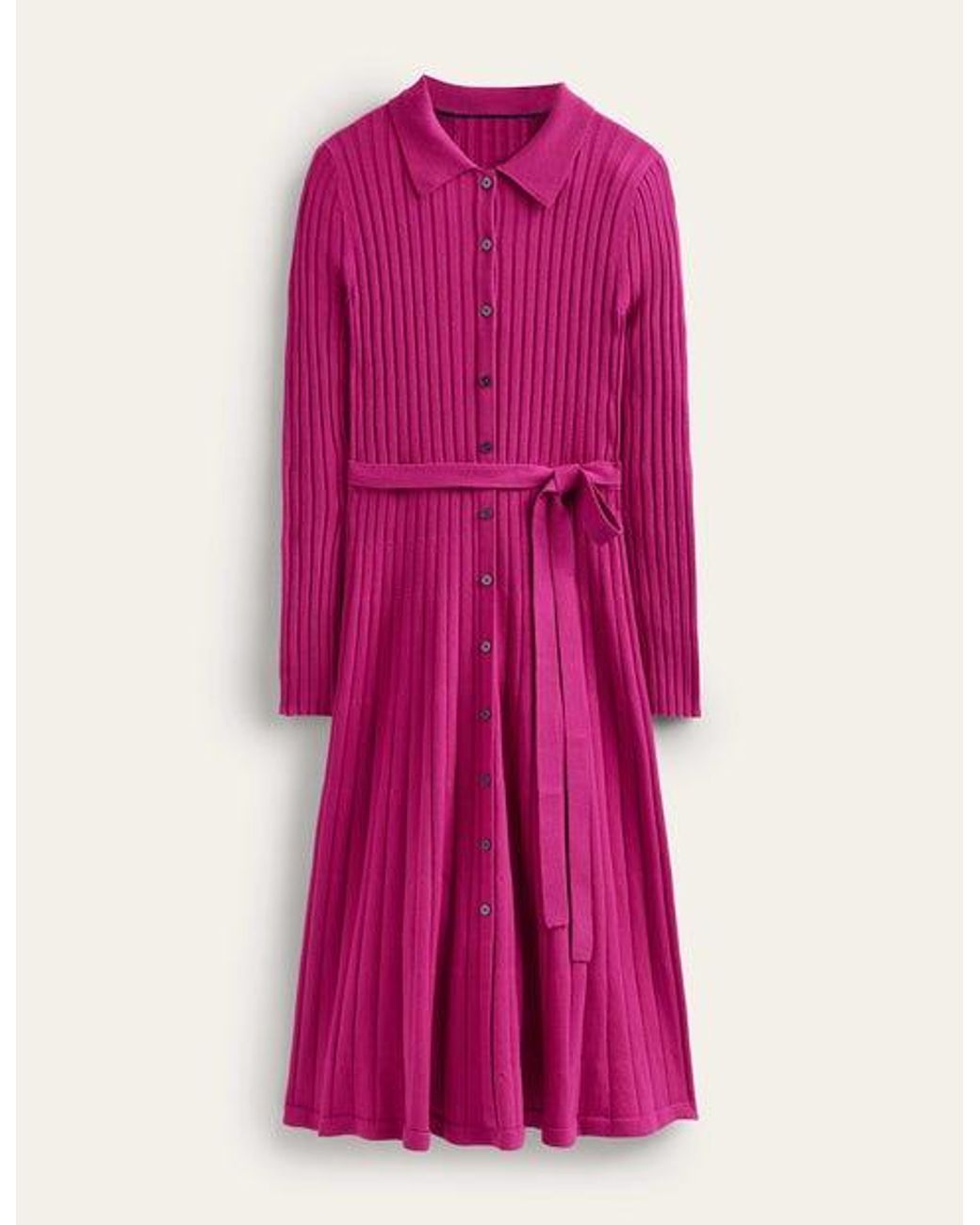 Boden Rachel Knitted Shirt Dress in Pink | Lyst UK Boden Rachel Knitted Shirt Dress in Pink | Lyst UK