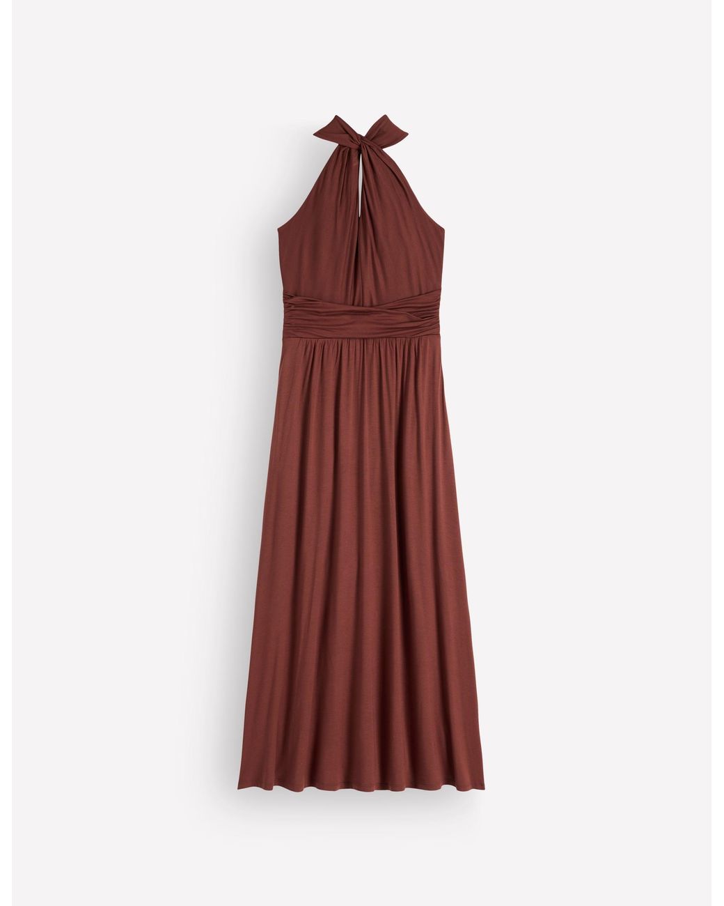 Boden Green Sydney Twist Neck Jersey Dress