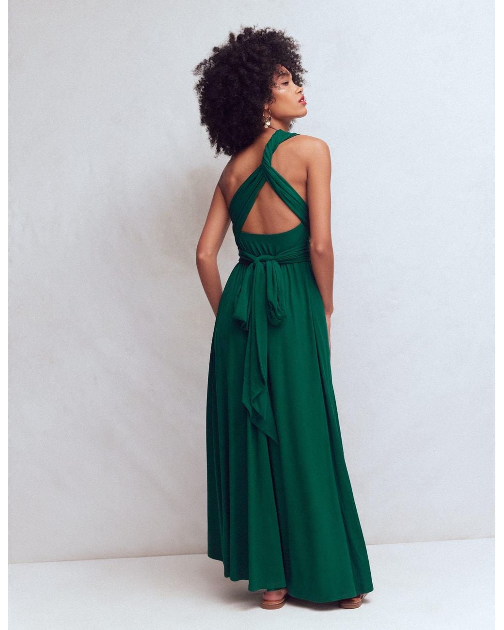 Boden Green Multiway Jersey Maxi Dress