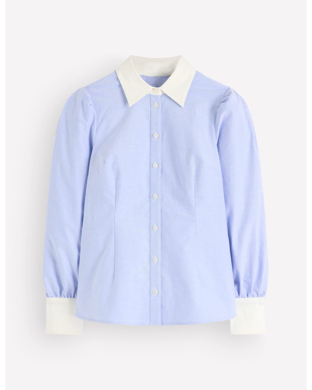Boden Blue Volume Sleeve Shirt
