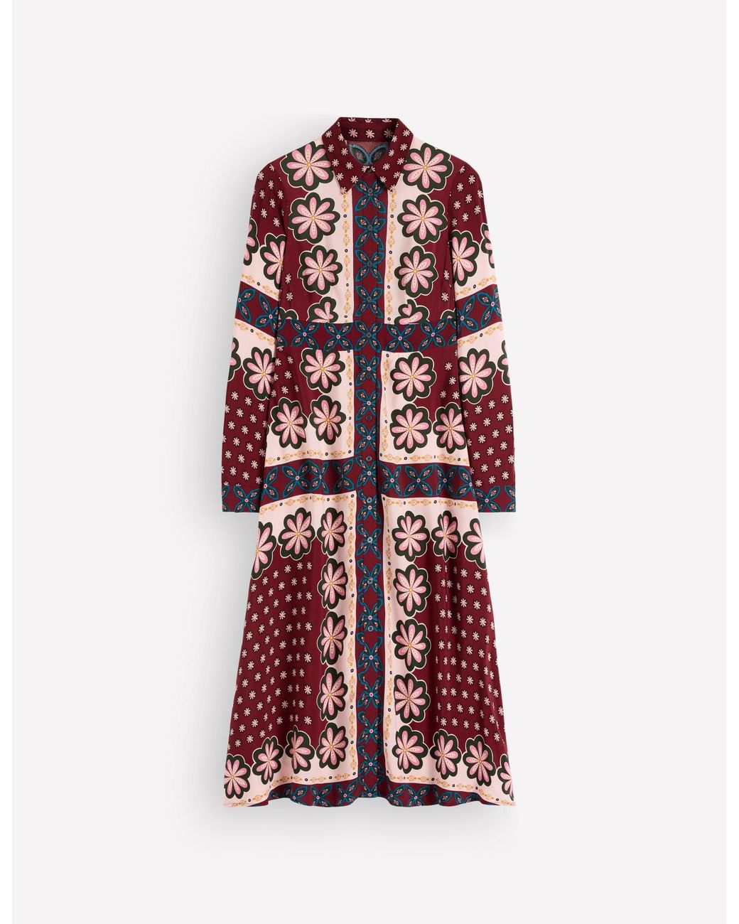 Boden Multicolor Joanna Midi Shirt Dress