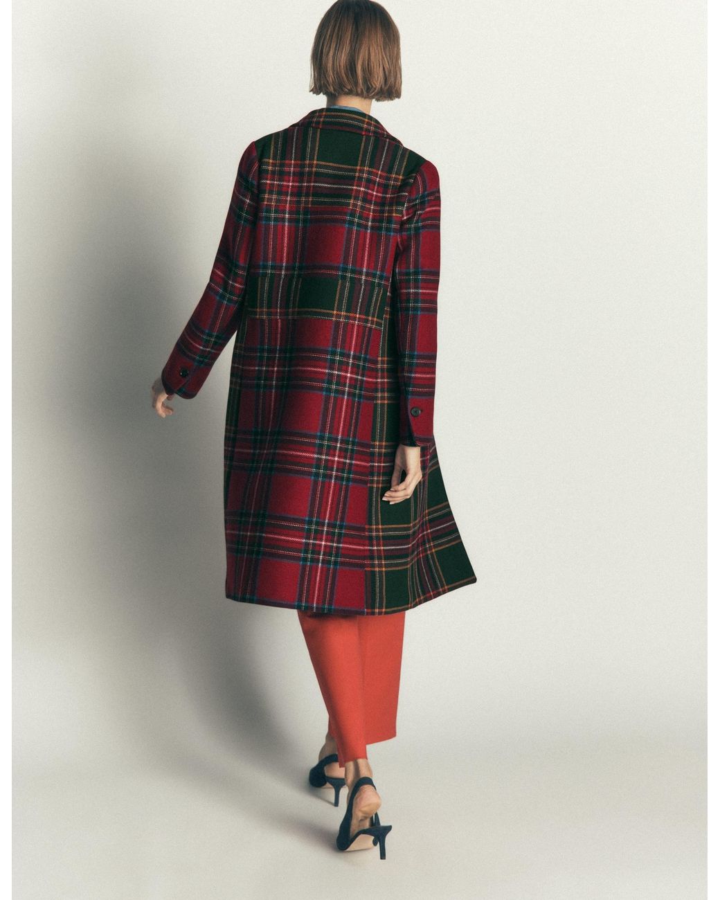 Boden Multicolor Aylesford Longline Coat