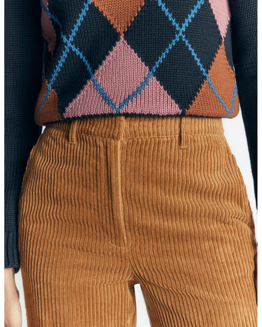 Boden Blue Fitzrovia Cord Column Pants