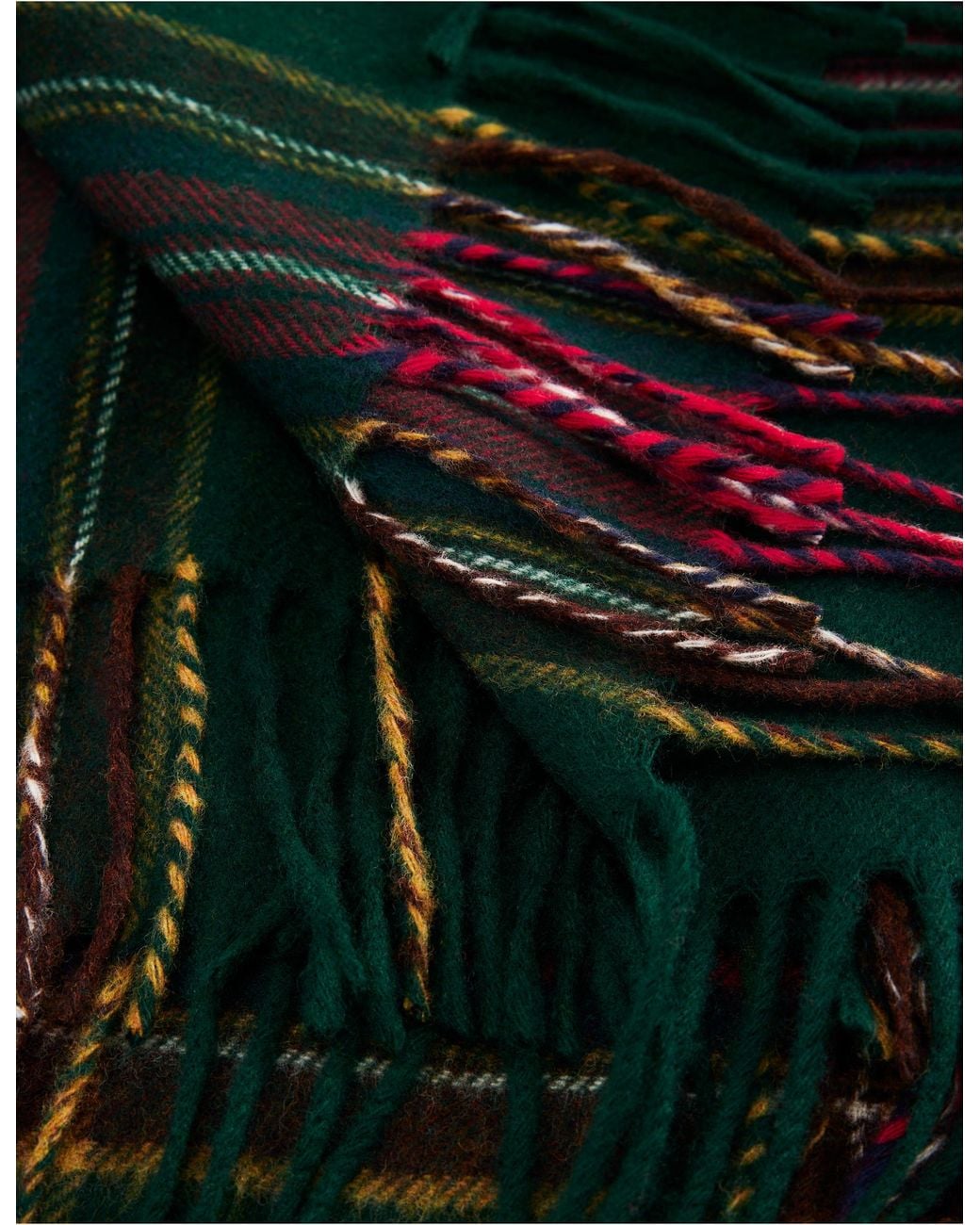 Boden White Wool Blanket Scarf