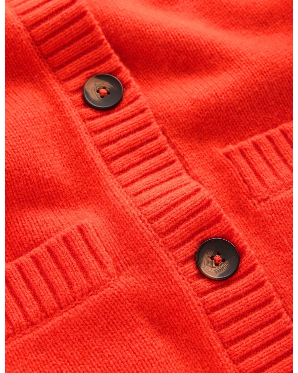 Boden Red Marta Merino Wool Cardigan