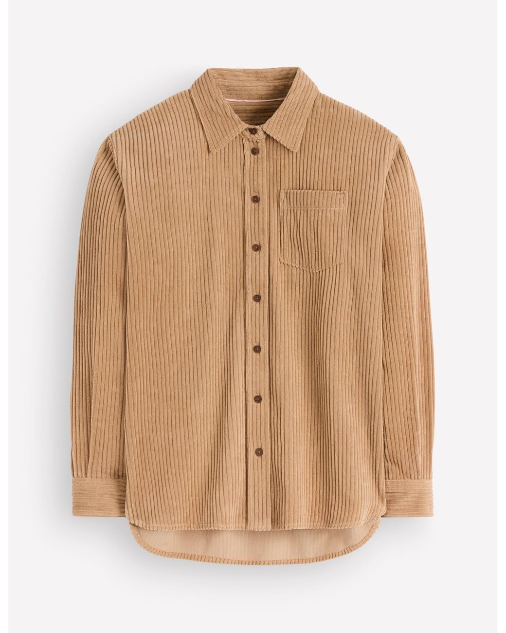 Boden Blue Sienna Relaxed Cord Shirt