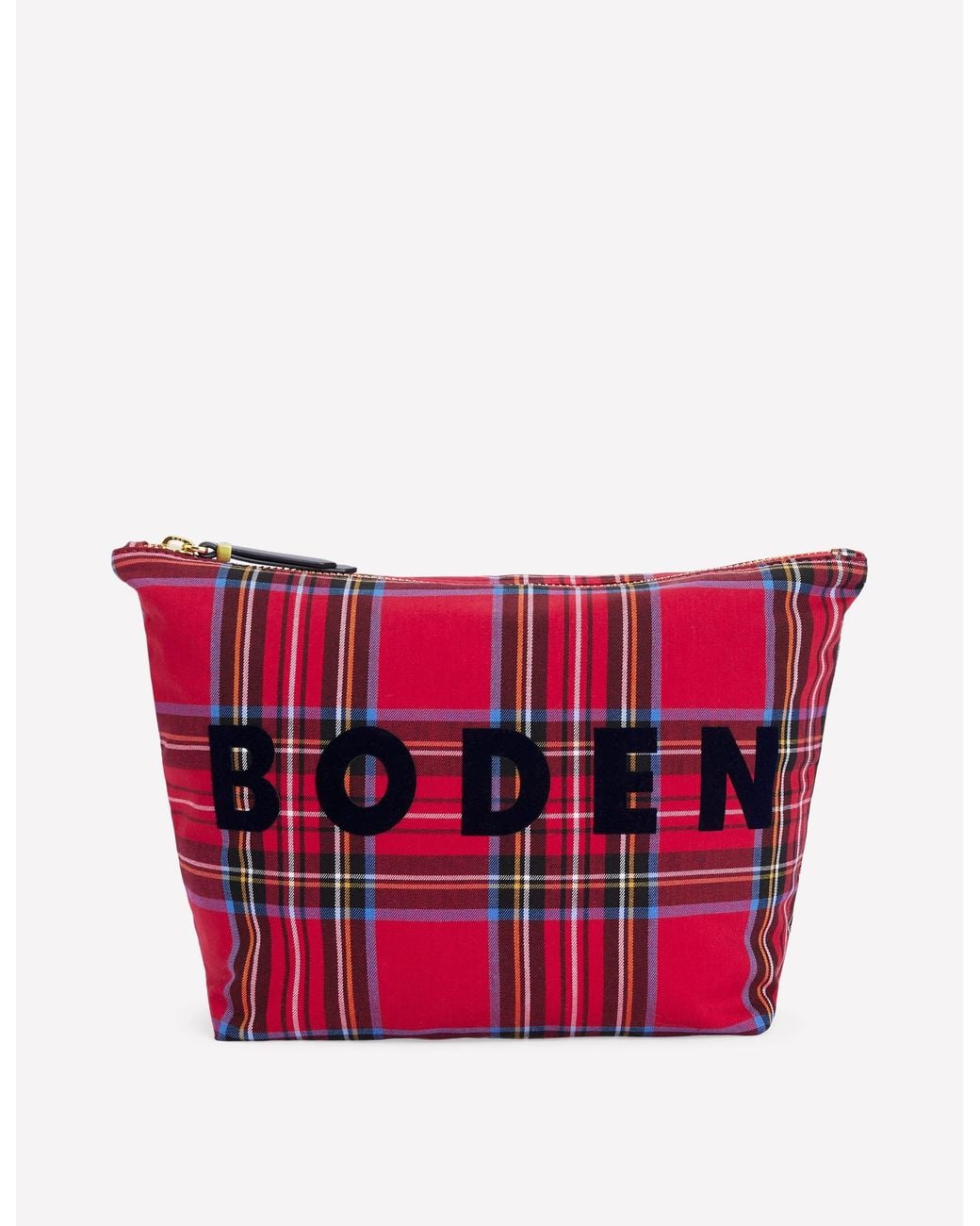 Boden Red Fabric Pouch