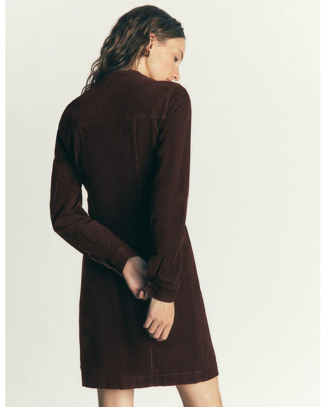 Boden Black Zara Cord Short Dress