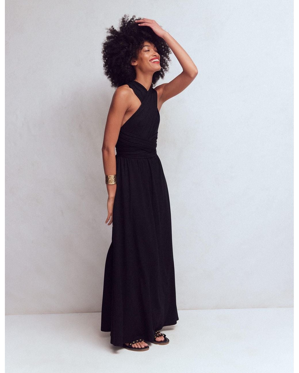 Boden Blue Multiway Jersey Maxi Dress