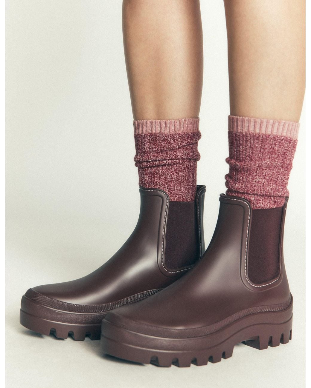 Boden Brown Ribbed Knee Socks 3-Pack