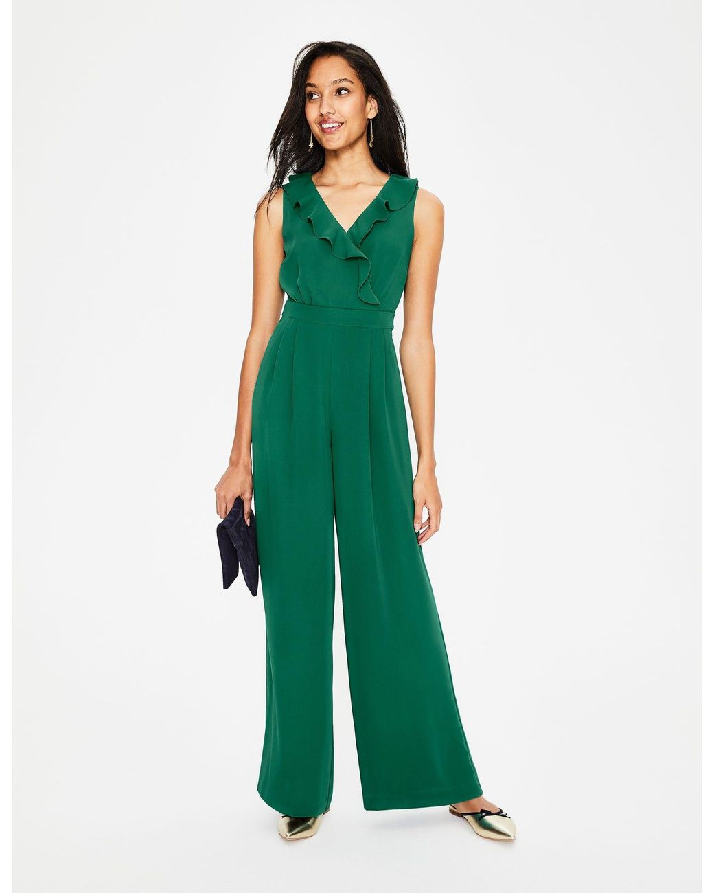 Boden Dolly Jumpsuit in Green | Lyst