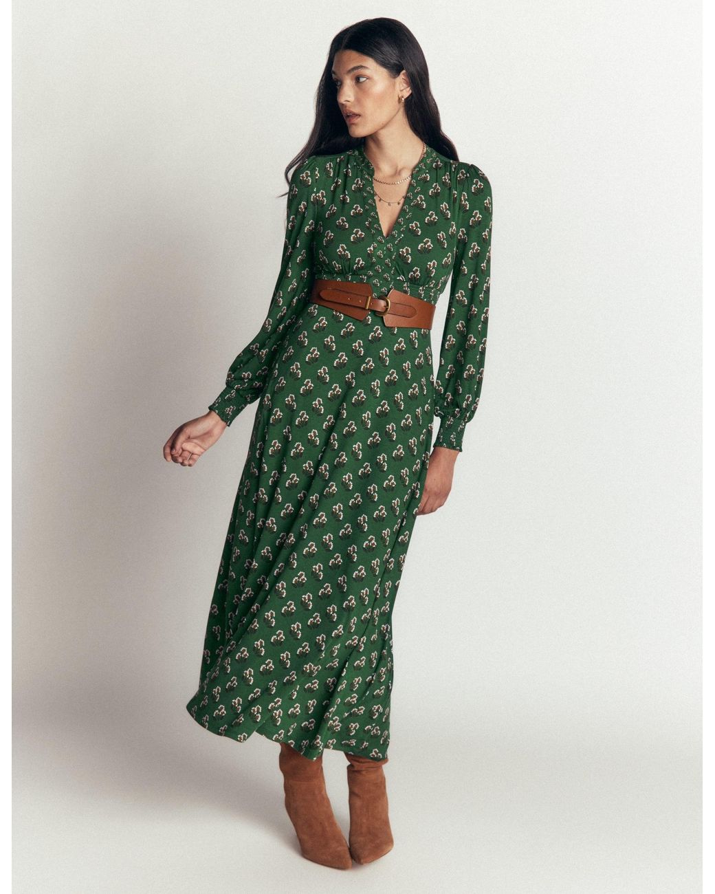 Boden Multicolor Georgia Jersey Midi Dress
