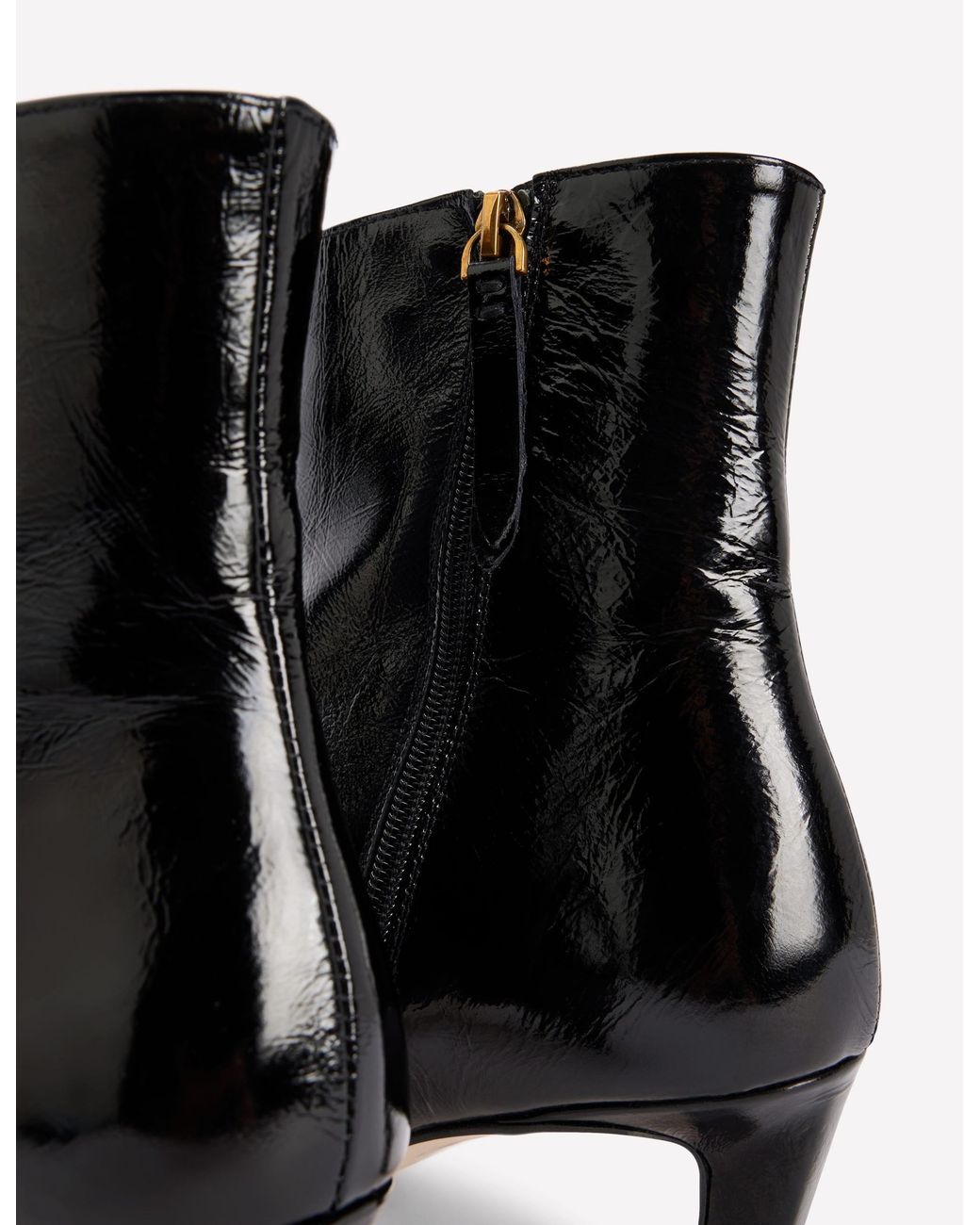 Boden Black Chisel Toe Ankle Boots