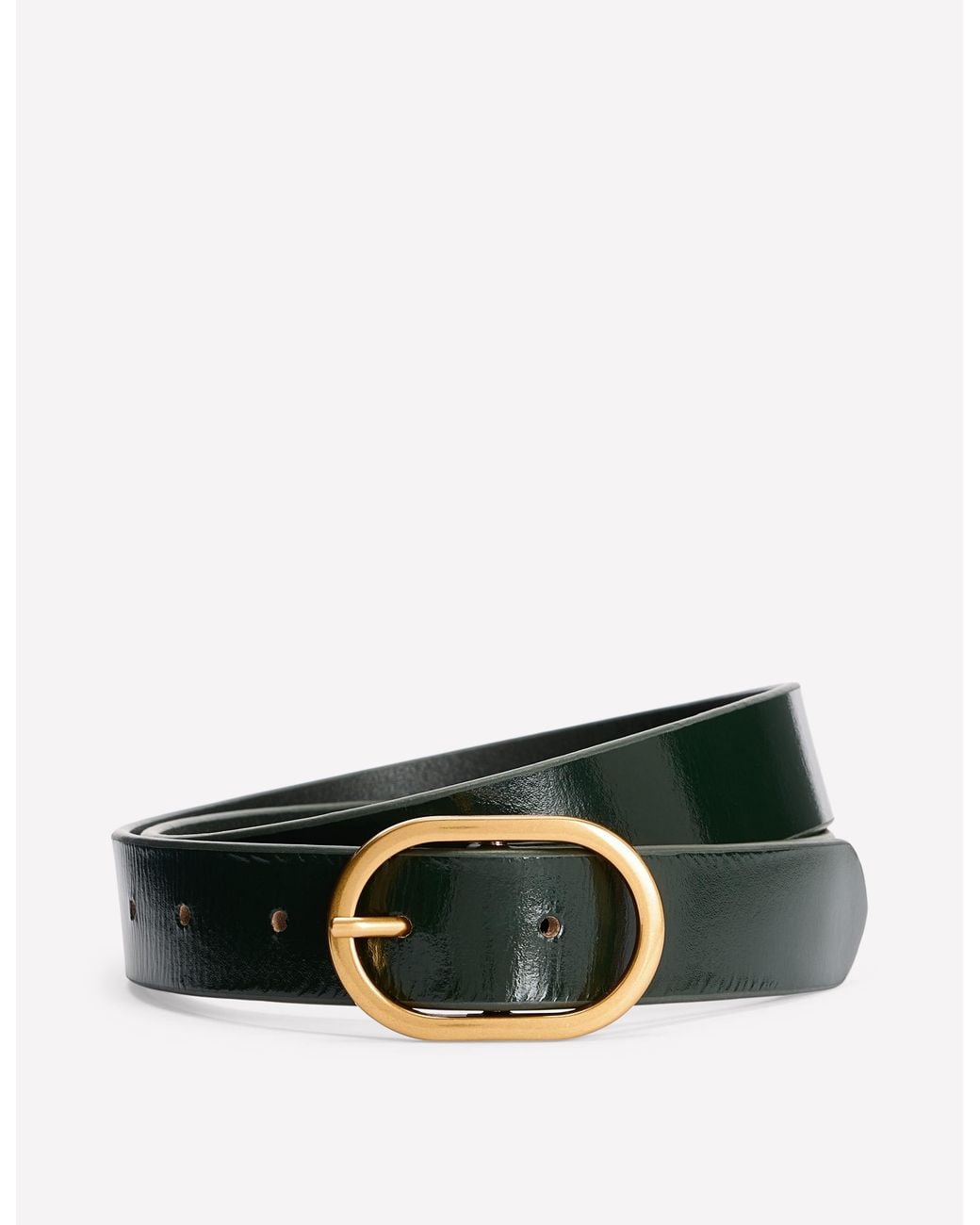 Boden Green Classic Leather Belt