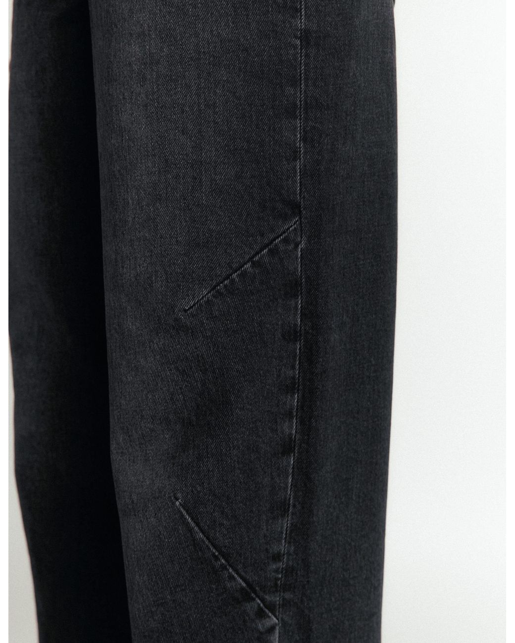 Boden Black Barrel Leg Jeans