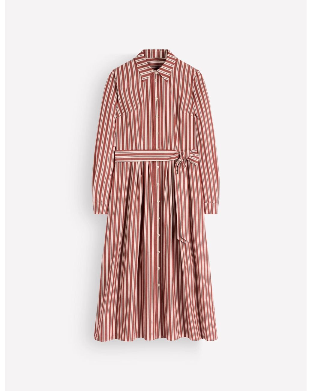 Boden Brown Alexa Long Sleeve Midi Dress