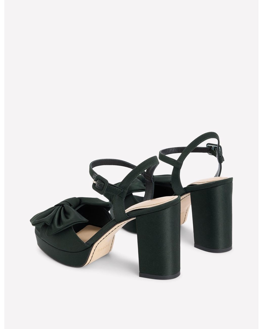 Boden Black Bow Detail Platforms