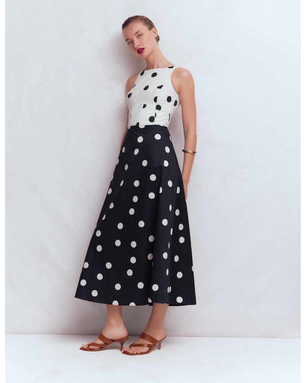Boden White Silvia Boned Bodice Maxi Dress