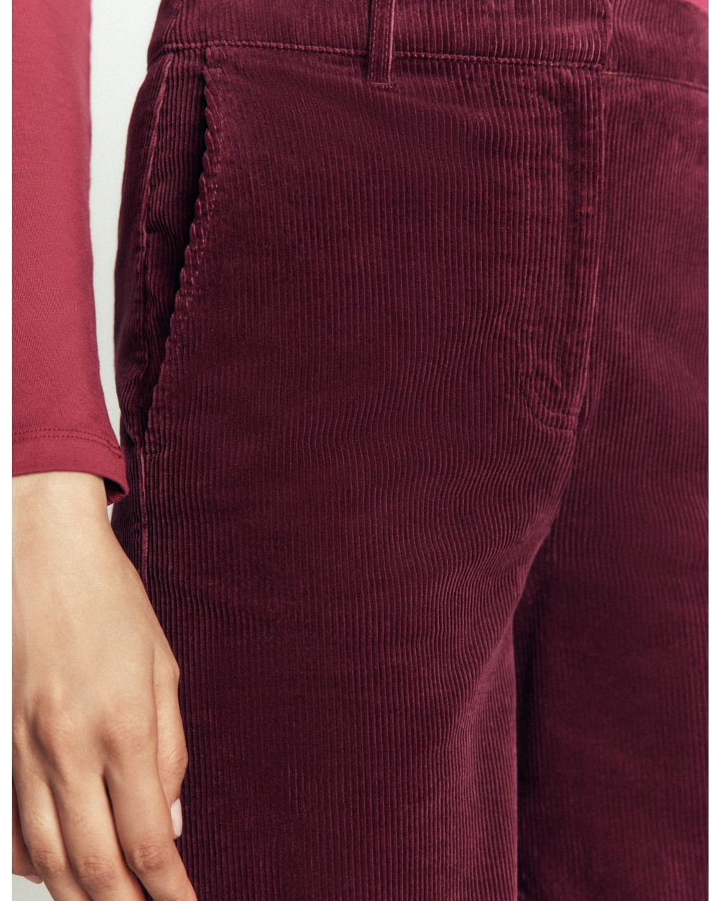 Boden Red Belgravia Cord Pants