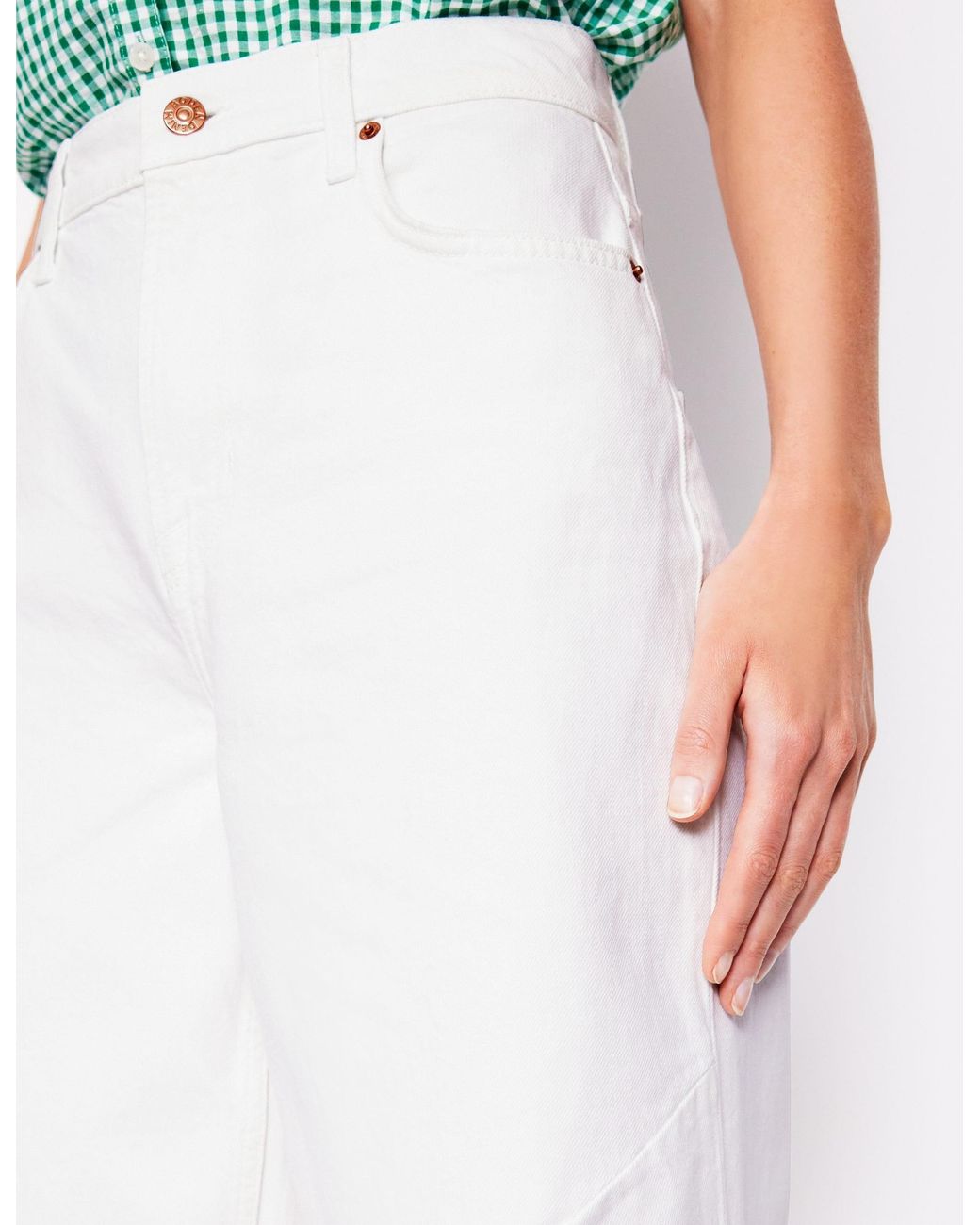 Boden Blue Barrel Leg Jeans