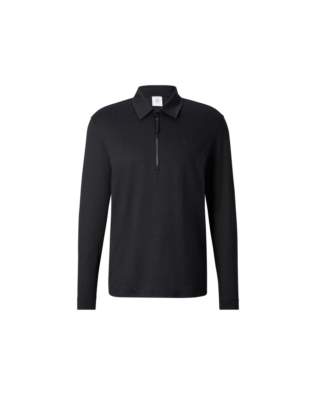 Bogner Black Bailey Polo Long-Sleeved Top For for men