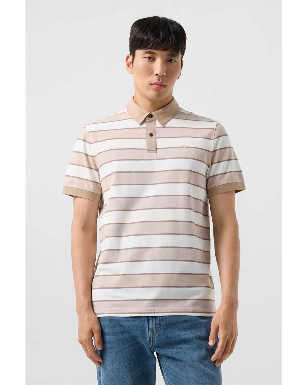 Bogner Natural Timo Piqué Polo Shirt For for men