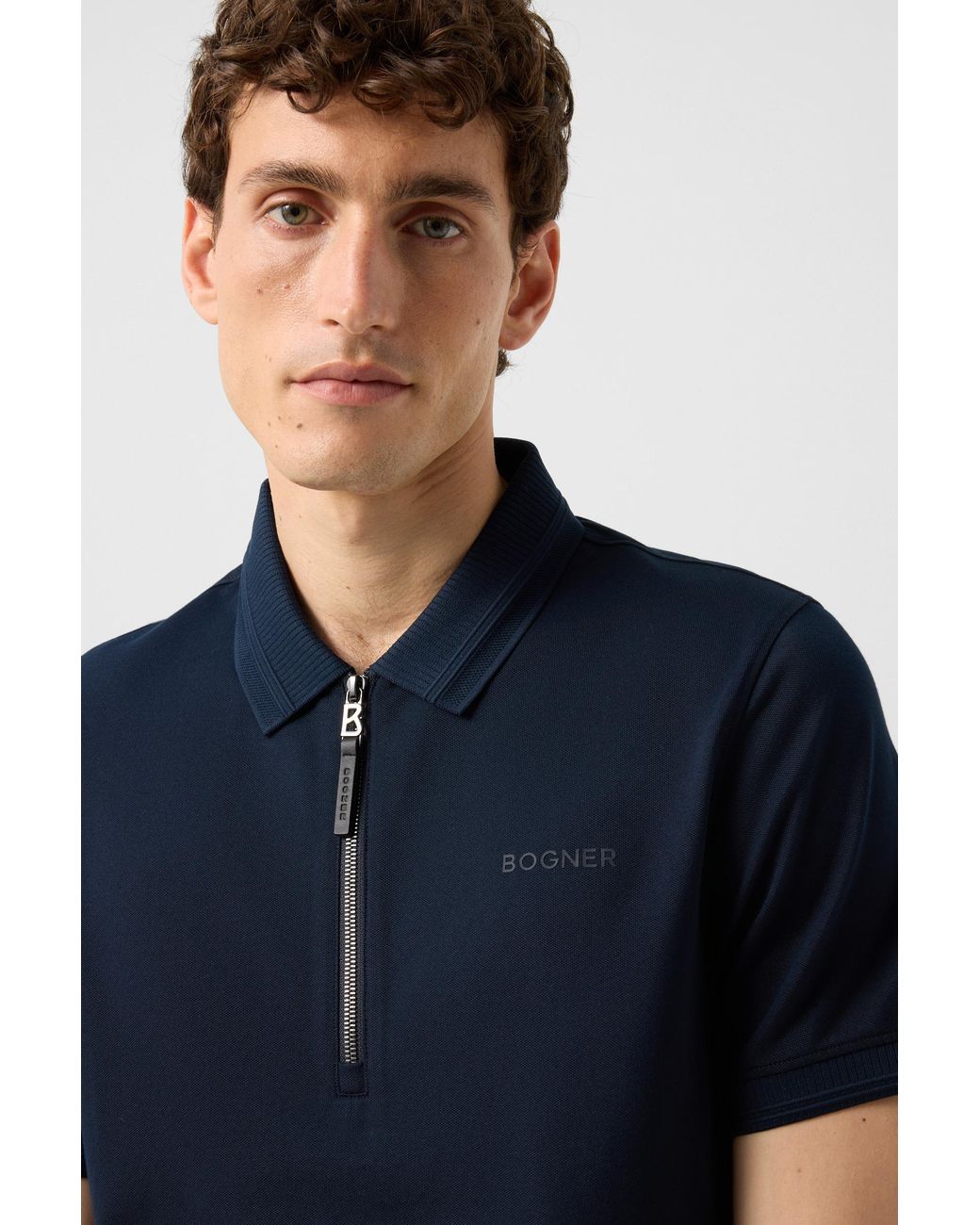 Bogner Blue Timo Piqué Polo Shirt for men