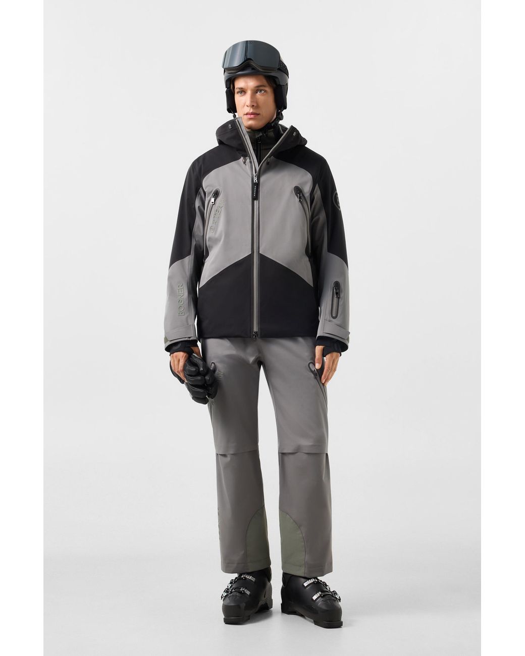 Bogner Gray Hayo Mid-layer Jacket for men