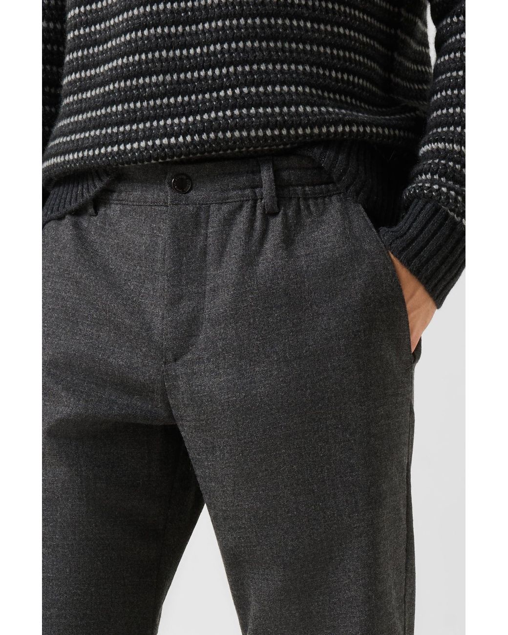 Bogner Black Sergio Virgin Wool Blend Trousers For for men