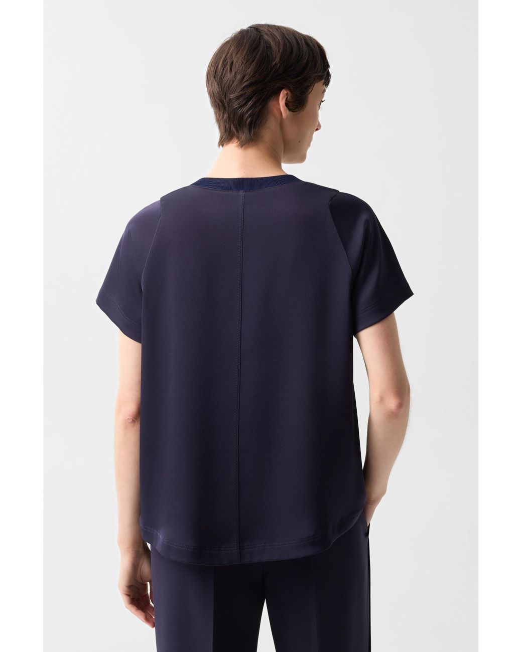 Bogner Blue Dakota Satin Shirt