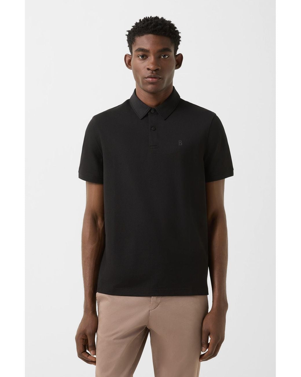 Bogner Black Timo Polo Shirt For for men