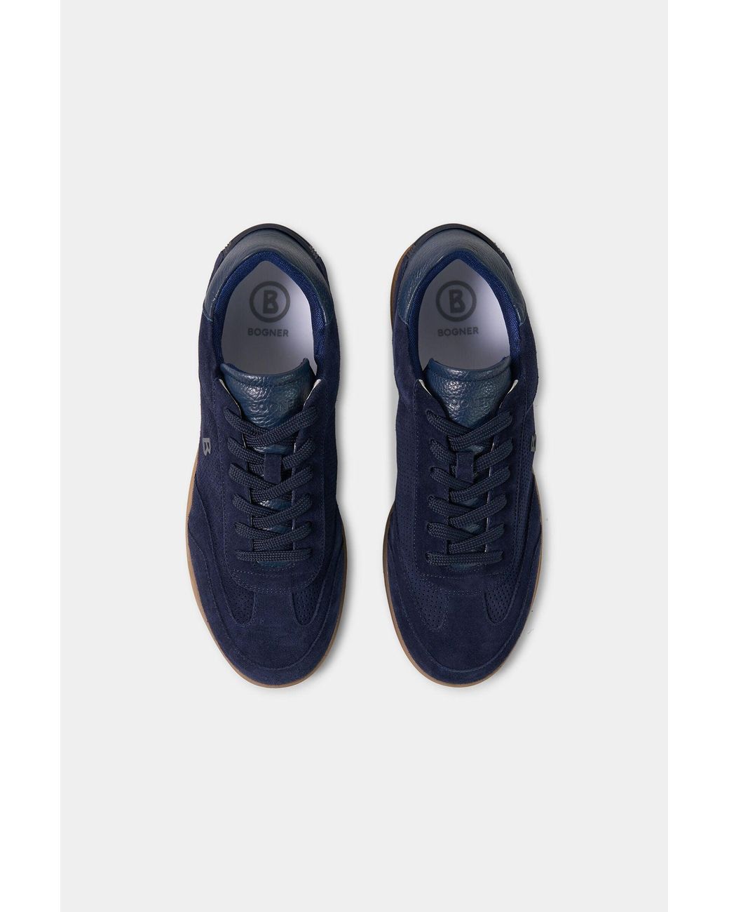 Bogner Blue Parma Trainers for men